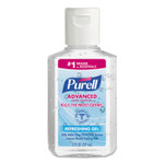 PURELL Advanced Refreshing Gel Hand Sanitizer, 2 oz, Flip-Cap Bottle, Clean Scent, 24/Carton Product Image 