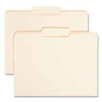 Smead Manila File Folders, 1/3-Cut Tabs: Center Position, Letter Size, 0.75" Expansion, Manila, 100/Box (SMD10332) View Product Image