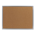 Universal Cork Bulletin Board, 24 x 18, Tan Surface, Aluminum Frame (UNV43612) View Product Image