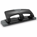 Swingline SmartTouch Low-Force 3-Hole Punch - 3 Punch Head(s) - 20 Sheet - 9/32" Punch Size - Metal - 4.5" Width x 12" Depth x 4.4" Height Product Image 