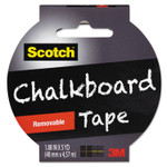 Scotch Chalkboard Tape, 3" Core, 1.88" x 5 yds, Black (MMM1905RCBBLK) View Product Image
