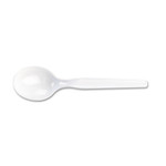 Dixie Plastic Cutlery, Heavy Mediumweight Soup Spoon, 100/Box (DXESM207) View Product Image