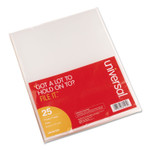 Universal Project Folders, Letter Size, Clear, 25/Pack (UNV81525) View Product Image