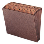 Smead TUFF Expanding Open-Top Stadium File, 12 Sections, 1/12-Cut Tabs, Letter Size, Redrope (SMD70488) View Product Image