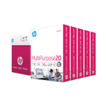 HP Papers MultiPurpose20 Paper, 96 Bright, 20 lb Bond Weight, 8.5 x 11, White, 500 Sheets/Ream, 5 Reams/Carton (HEW115100) View Product Image