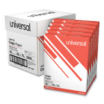 Universal Copy Paper Convenience Carton, 92 Bright, 20 lb Bond Weight, 8.5 x 11, White, 500 Sheets/Ream, 5 Reams/Carton (UNV11289) View Product Image