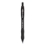 Paper Mate Profile Ballpoint Pen, Retractable, Medium 1 mm, Black Ink, Translucent Black Barrel, Dozen (PAP2095470) View Product Image
