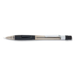 Pentel Quicker Clicker Mechanical Pencil, 0.5 mm, HB (#2), Black Lead, Smoke/Black Barrel View Product Image