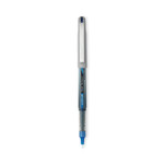 uniball VISION Roller Ball Pen, Stick, Extra-Fine 0.5 mm, Blue Ink, Black/Blue/Clear Barrel, 12/Pack (UBC1734919) View Product Image