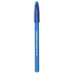 Paper Mate ComfortMate Ultra Ballpoint Pen, Stick, Medium 1 mm, Blue Ink, Blue Barrel, Dozen (PAP6110187) View Product Image