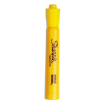 Sharpie Tank Style Highlighters, Yellow Ink, Chisel Tip, Yellow Barrel, Dozen (SAN25005) View Product Image