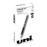 uniball Signo 207 Gel Pen, Retractable, Bold 1 mm, Black Ink, Translucent Black Barrel, Dozen (UBC1790895) View Product Image