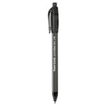 Paper Mate ComfortMate Ultra Ballpoint Pen, Retractable, Medium 1 mm, Black Ink, Black Barrel, Dozen (PAP6330187) View Product Image