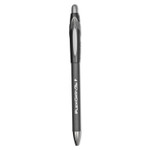 Paper Mate FlexGrip Elite Ballpoint Pen, Retractable, Fine 0.8 mm, Black Ink, Black Barrel, Dozen (PAP85582) View Product Image
