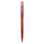 Pilot Razor Point Fine Line Porous Point Pen, Stick, Extra-Fine 0.3 mm, Red Ink, Red Barrel, Dozen (PIL11007) View Product Image