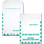 Quality Park Health Claim Insurance Envelopes for Medicare Form HCFA-1508 - Security Tint - Single Window - 9" Width x 12 1/2" Length - 28 lb - Self-sealing Product Image 