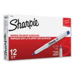 Sharpie Ultra Fine Tip Permanent Marker, Extra-Fine Needle Tip, Blue, Dozen (SAN37003) View Product Image