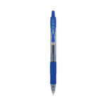 Pilot G2 Premium Gel Pen, Retractable, Fine 0.7 mm, Blue Ink, Smoke Barrel, 12/Pack (PIL31021) View Product Image