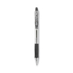 Pilot EasyTouch Ballpoint Pen, Retractable, Medium 1 mm, Black Ink, Clear Barrel, Dozen (PIL32220) View Product Image