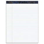 Ampad Gold Fibre Quality Writing Pads, Wide/Legal Rule, 50 White 8.5 x 11.75 Sheets, Dozen (TOP20070) View Product Image