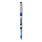 Pilot VBall Liquid Ink Roller Ball Pen, Stick, Fine 0.7 mm, Blue Ink, Blue/Clear Barrel, Dozen (PIL35113) View Product Image