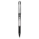 Pilot VBall Grip Liquid Ink Roller Ball Pen, Stick, Fine 0.7 mm, Black Ink, Black/Silver Barrel, Dozen (PIL35570) View Product Image