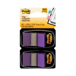 Post-it Flags Standard Page Flags in Dispenser, Purple, 50 Flags/Dispenser, 2 Dispensers/Pack (MMM680PU2) View Product Image