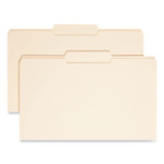 Smead Manila File Folders, 1/3-Cut Tabs: Center Position, Legal Size, 0.75" Expansion, Manila, 100/Box (SMD15332) View Product Image