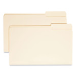 Smead Manila File Folders, 1/3-Cut Tabs: Right Position, Legal Size, 0.75" Expansion, Manila, 100/Box (SMD15333) View Product Image