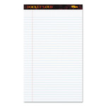 TOPS Docket Gold Ruled Perforated Pads, Wide/Legal Rule, 50 White 8.5 x 14 Sheets, 12/Pack (TOP63990) View Product Image