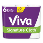 Viva Signature Cloth Choose-A-Sheet Kitchen Roll Paper Towels, 1-Ply, 11 x 5.9, White, 70 Sheets/Roll, 6 Roll/Pack, 4 Packs/Carton (KCC54869) Product Image 