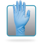 Safety Zone 12" Powder Free Blue Nitrile Gloves (SZNGNEP2X5T8) Product Image 