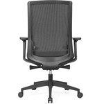 Lorell Mid-back Mesh Management Chair (LLR42180) View Product Image