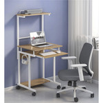 LYS Mobile Computer Workstation with Keyboard Tray (LYSWS100AMME) View Product Image