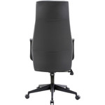 LYS High-Back Bonded Leather Chair (LYSCH100LABK) View Product Image