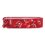 ergodyne Chill-Its 6605 High-Performance Cotton Terry Cloth Sweatband, One Size Fits Most, Red Western, Ships in 1-3 Business Days (EGO12423) View Product Image