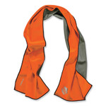 ergodyne Chill-Its 6602MF Evaporative Microfiber Cooling Towel, 40.9 x 9.8, One Size, Microfiber, Orange, Ships in 1-3 Business Days (EGO12661) View Product Image