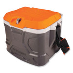 ergodyne Chill-Its 5170 17-Quart Industrial Hard Sided Cooler, Orange/Gray, 30/Pallet, Ships in 1-3 Business Days (EGO13172) View Product Image