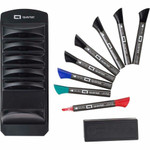 Quartet Standard Dry-Erase Kit - Chisel Marker Point - Black, Red, Blue, Green Ink Product Image 