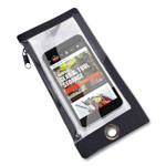 ergodyne Squids 3760 Phone Pouch + Trap for Plus Size Phones, Clear/Black, Ships in 1-3 Business Days (EGO19763) View Product Image