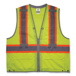 ergodyne GloWear 8231TV Class 2 Hi-Vis Tool Tethering Safety Vest, Polyester, Large/X-Large, Lime, Ships in 1-3 Business Days (EGO24175) View Product Image