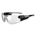 ergodyne Skullerz Saga Frameless Safety Glasses, Black Nylon Impact Frame, Indoor/Outdoor Polycarb Lens, Ships in 1-3 Business Days (EGO59180) Product Image 