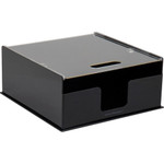 Mind Reader Foundation Covered Plate Dispenser - 12.7" Height x 27.9" Width x 27.9" Depth - Black - Plastic Product Image 