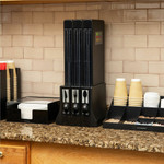 Mind Reader 3-Compartment Utensil Dispenser Organizer (EMSCUTDISPBK) View Product Image