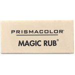 Prismacolor Magic Rub Eraser - Gray - Vinyl - 1" Width x 2.3" Height x 0.4" Depth - 1 Dozen Product Image 