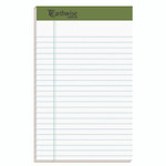 Ampad Earthwise by Ampad Recycled Paper Legal Pads, Wide/Legal Rule, 40 White 5 x 8 Sheets, 6/Pack View Product Image