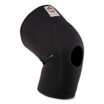 ergodyne ProFlex 615 Open Patella Anterior Pad Knee Sleeve, Medium, Black, Ships in 1-3 Business Days (EGO16533) View Product Image