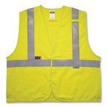 ergodyne GloWear 8261FRHL Class 2 Dual Compliant FR Hook and Loop Safety Vest, 2X-Large/3X-Large, Lime, Ships in 1-3 Business Days (EGO21467) View Product Image