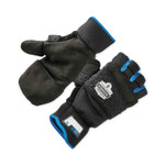 ergodyne ProFlex 816 Thermal Flip-Top Gloves, Black, Medium, Pair, Ships in 1-3 Business Days (EGO17343) View Product Image