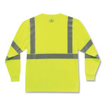 ergodyne GloWear 8391 Class 3 Hi-Vis Long Sleeve Shirt, Polyester, Lime, Small, Ships in 1-3 Business Days (EGO21702) View Product Image